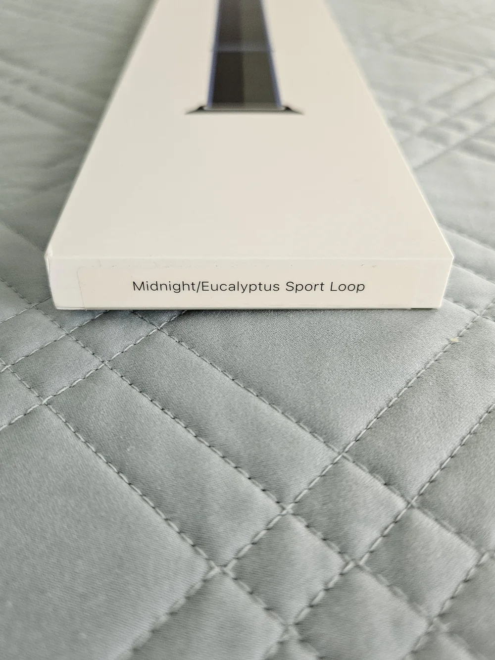 Apple Watch Sport Loop Band in Midnight and Eucalyptus - 45mm
